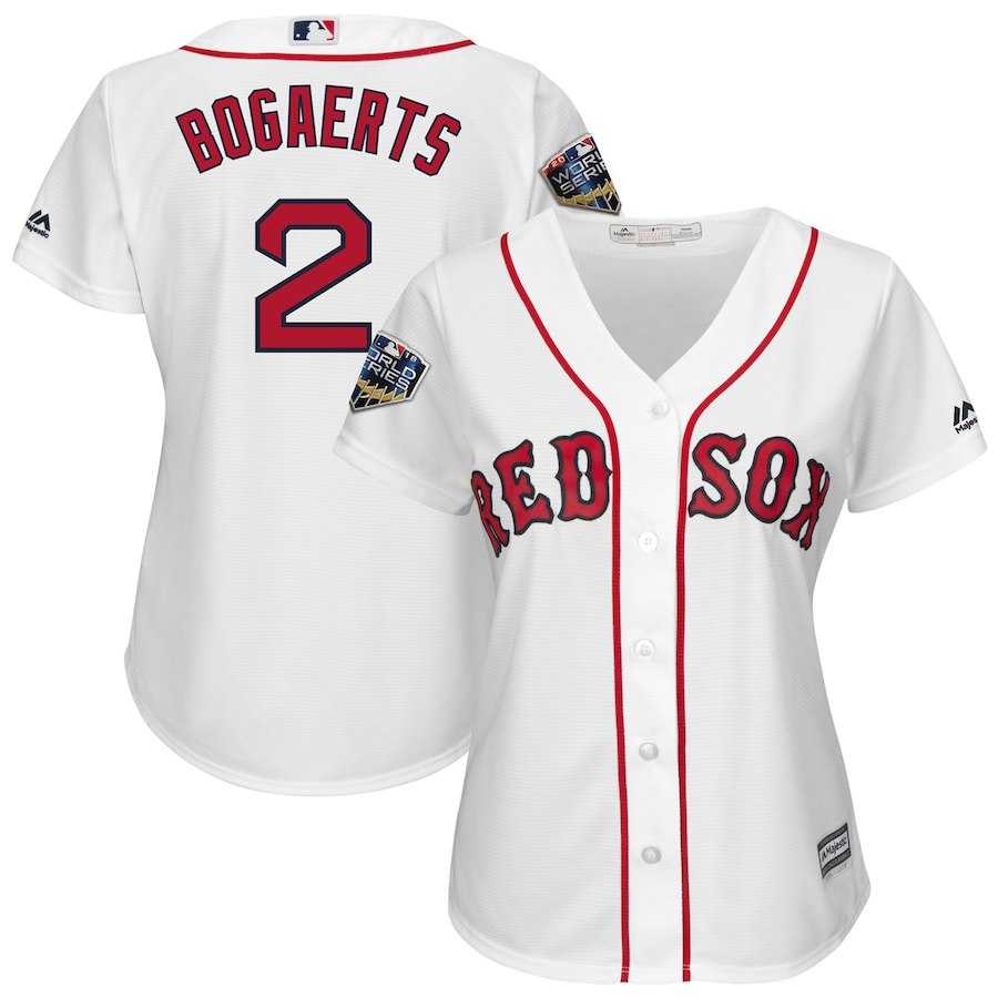 Women Red Sox 2 Xander Bogaerts White 2018 World Series Cool Base Player Jersey Dzhi,We sell and wholesale Women Red Sox 2 Xander Bogaerts White 2018 World Series Cool Base Player Jersey Dzhi on line form chian!